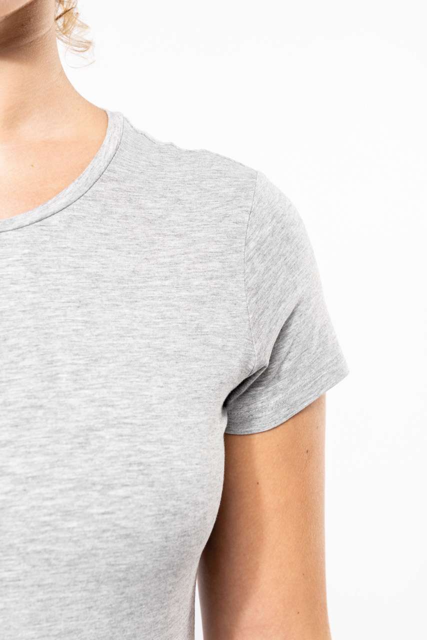 LADIES' SHORT-SLEEVED CREW NECK T-SHIRT