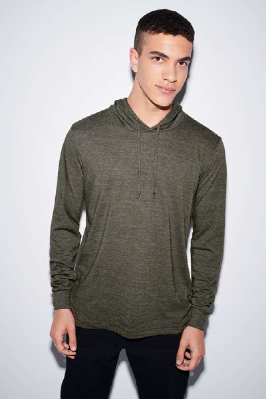 UNISEX TRI-BLEND L/S HOODIE