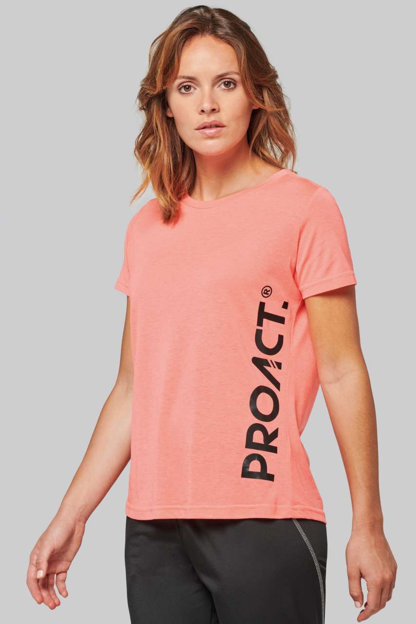 T-SHIRT DE SPORT À COL ROND TRIBLEND POUR FEMME