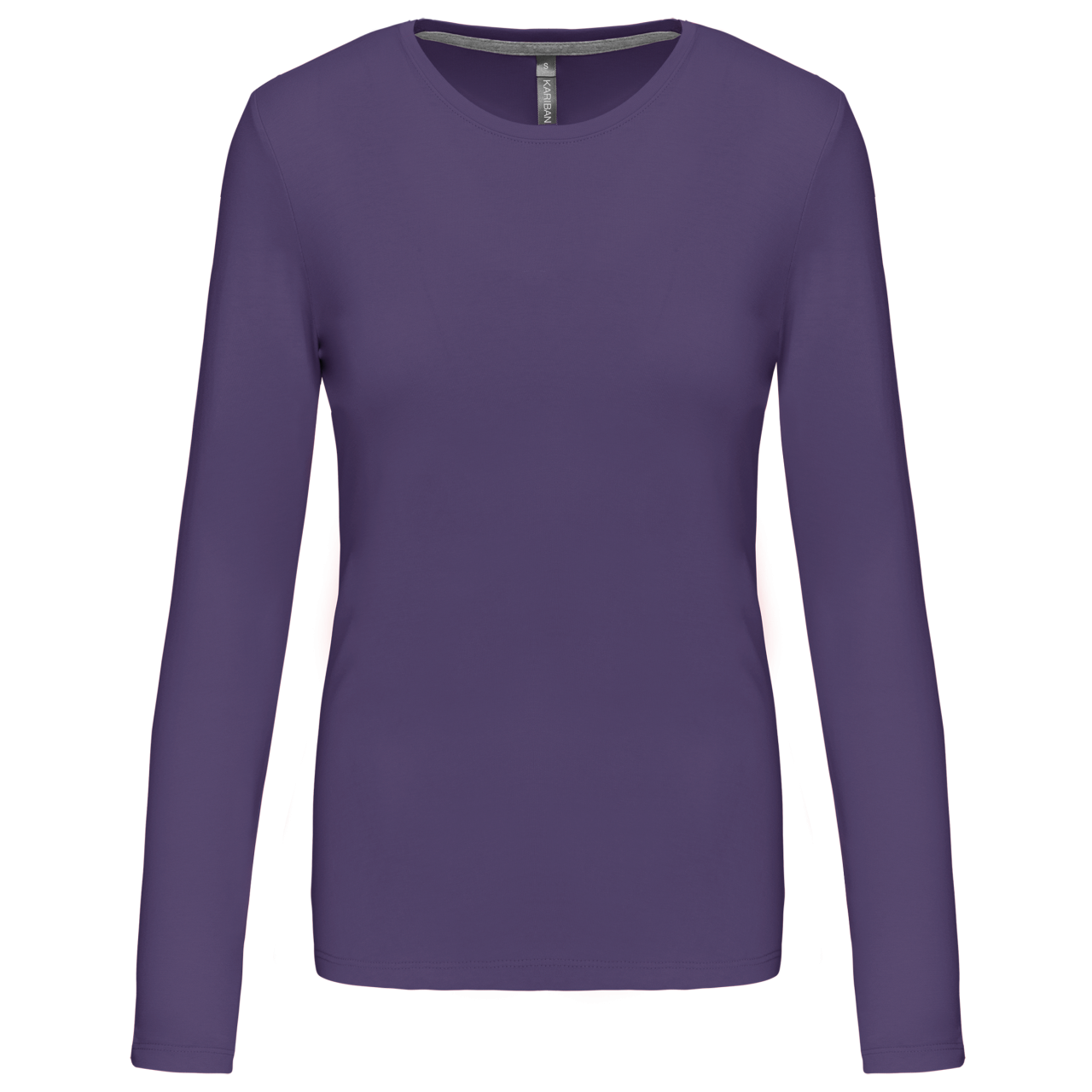 LADIES' LONG-SLEEVED CREW NECK T-SHIRT