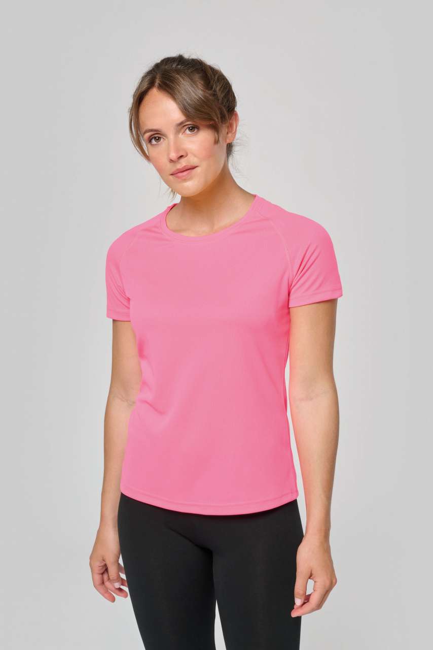 LADIES' SHORT-SLEEVED SPORTS T-SHIRT