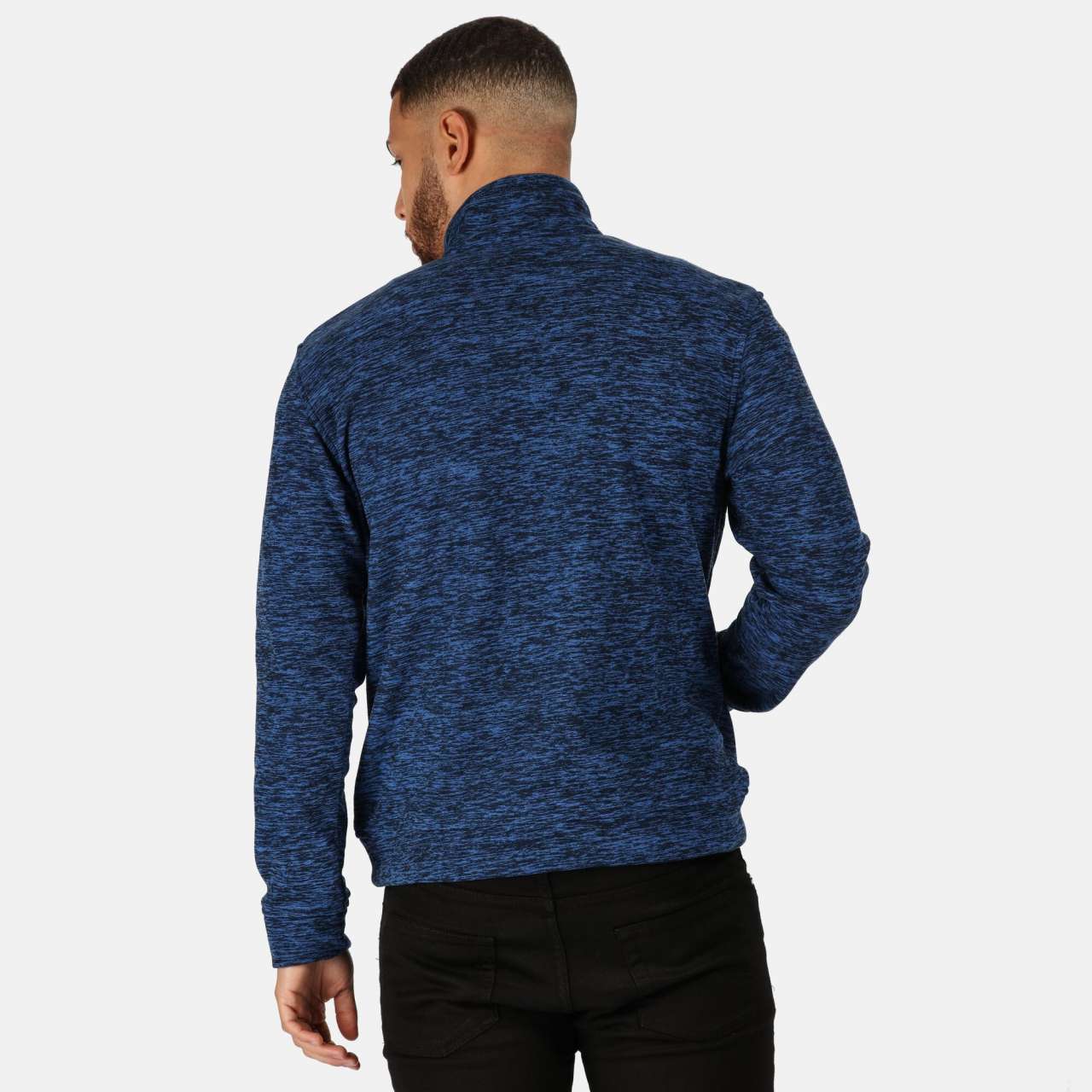 THORNLY MEN - FULL ZIP MARL FLEECE