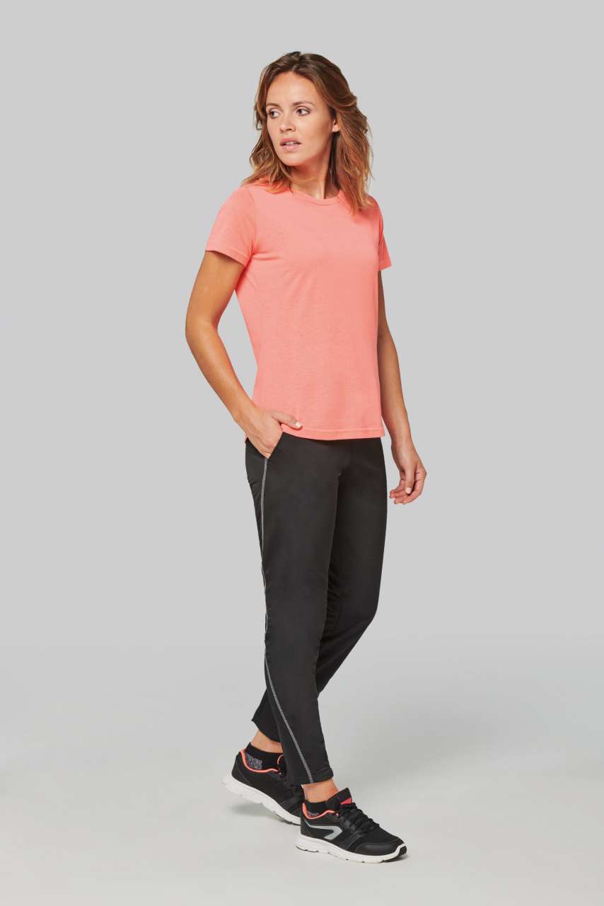T-SHIRT DE SPORT À COL ROND TRIBLEND POUR FEMME