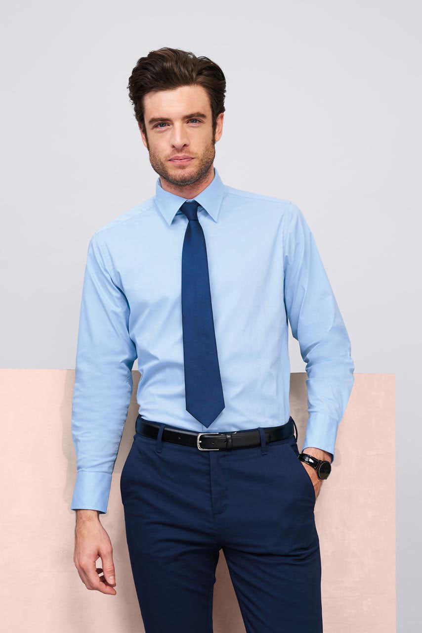 SOL'S BRIGHTON - CHEMISE HOMME STRETCH À MANCHES LONGUES