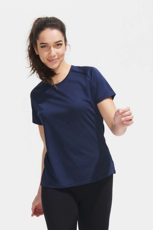 SOL'S SPORTY WOMEN - RAGLAN SLEEVED T-SHIRT
