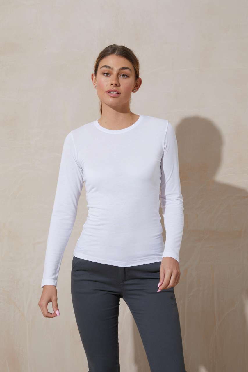 LONG SLEEVE GIRLIE TRI-BLEND T