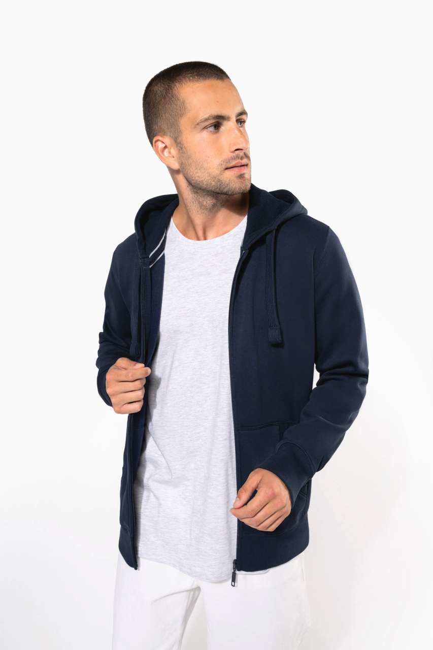 SWEAT-SHIRT À CAPUCHE AVEC FERMETURE ÉCLAIR POUR HOMME