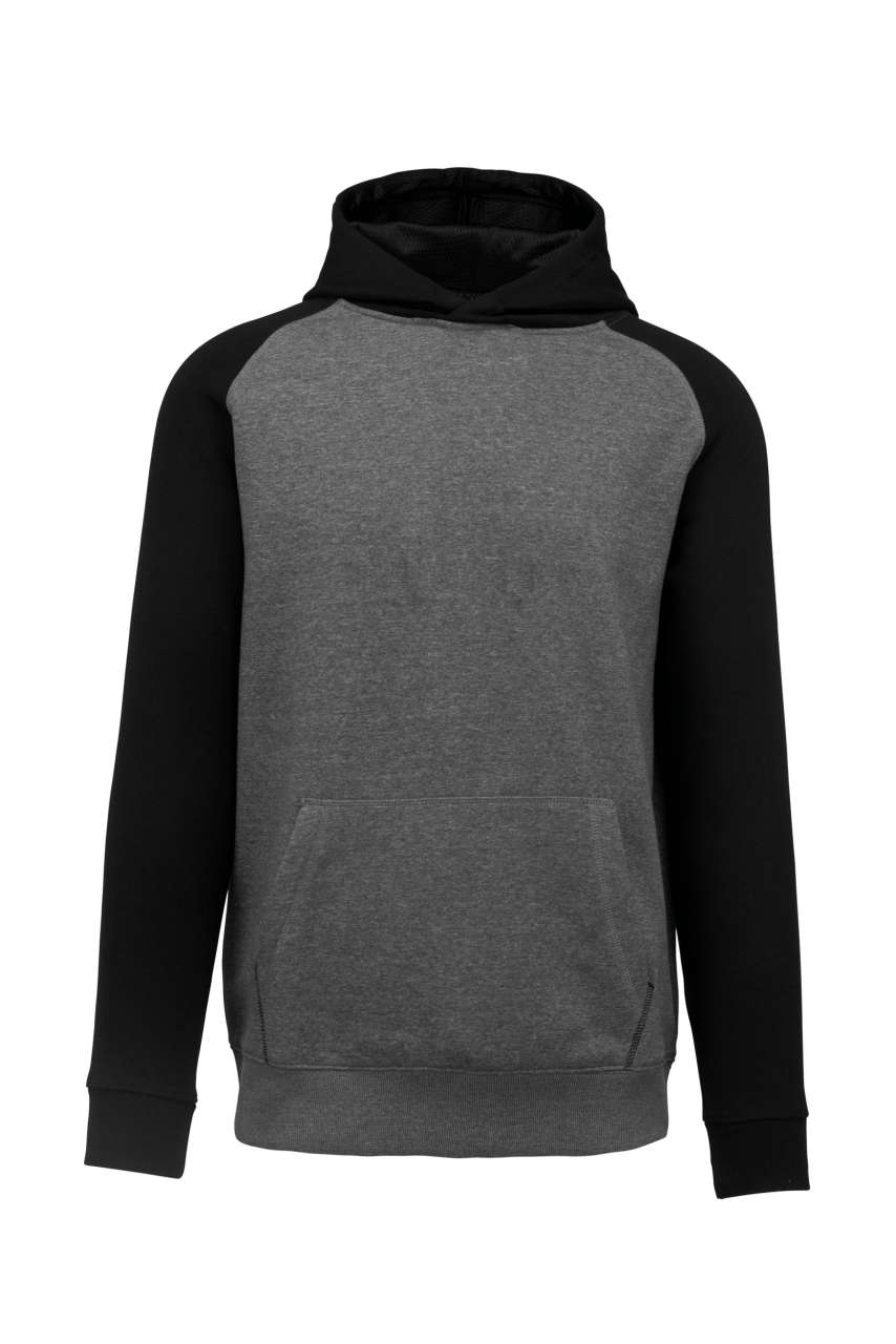 SWEAT-SHIRT À CAPUCHE BICOLORE POUR ENFANT