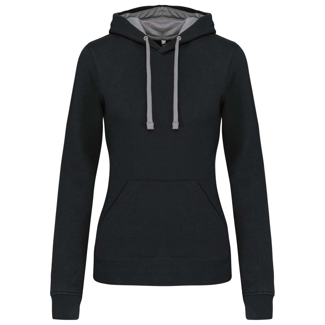 SWEAT-SHIRT À CAPUCHE CONTRASTÉ POUR FEMME