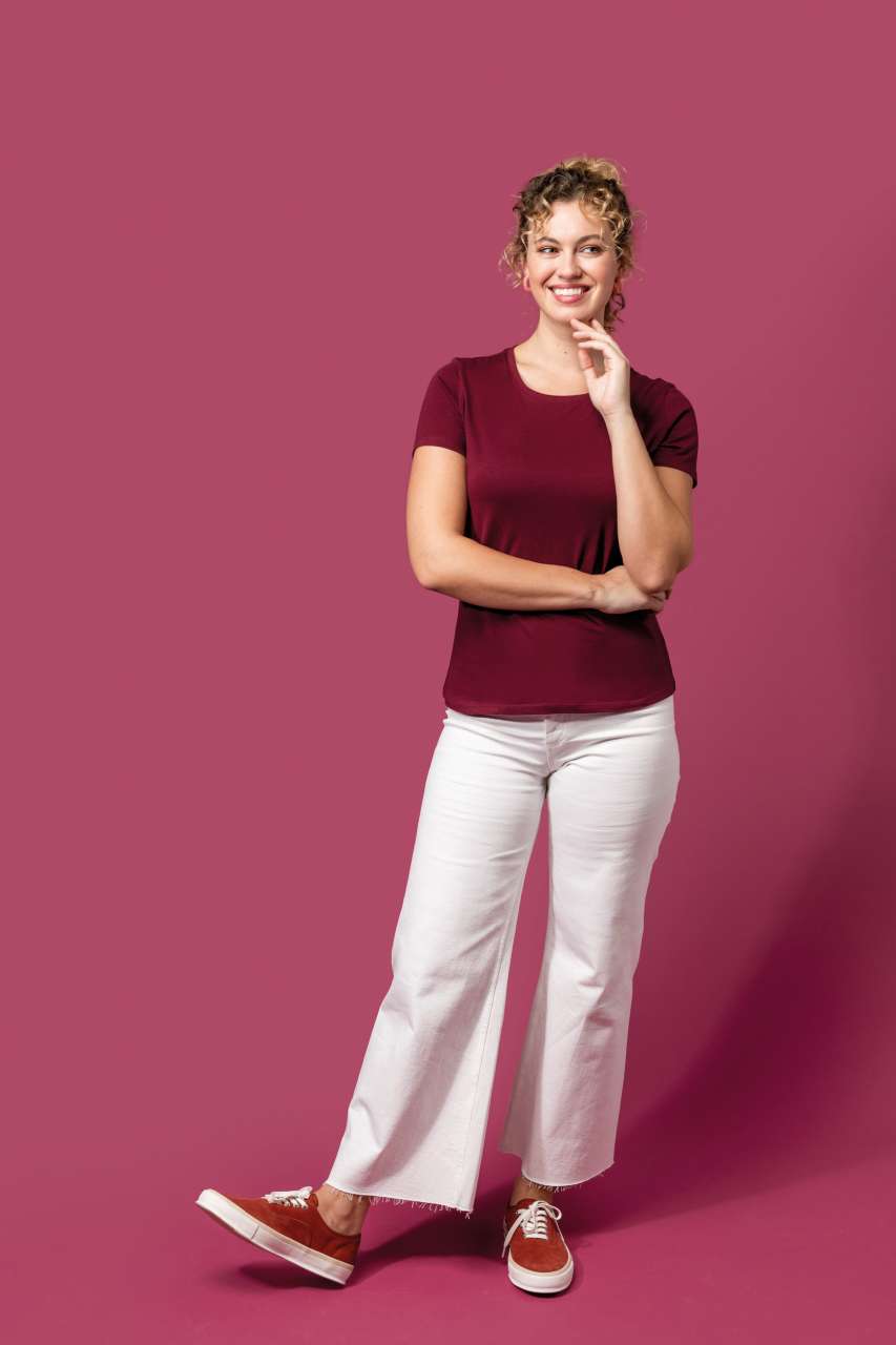LADIES' BIO150IC CREW NECK T-SHIRT