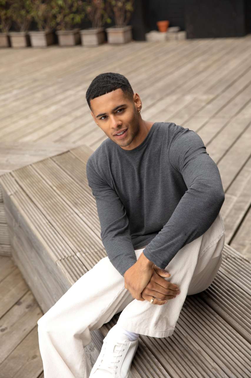 LONG SLEEVE TRI-BLEND T