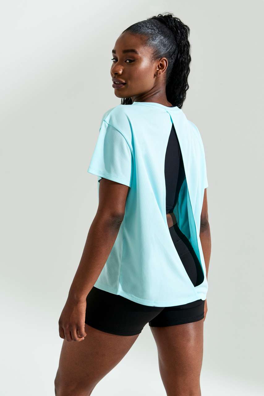 WOMEN'S OPEN BACK T