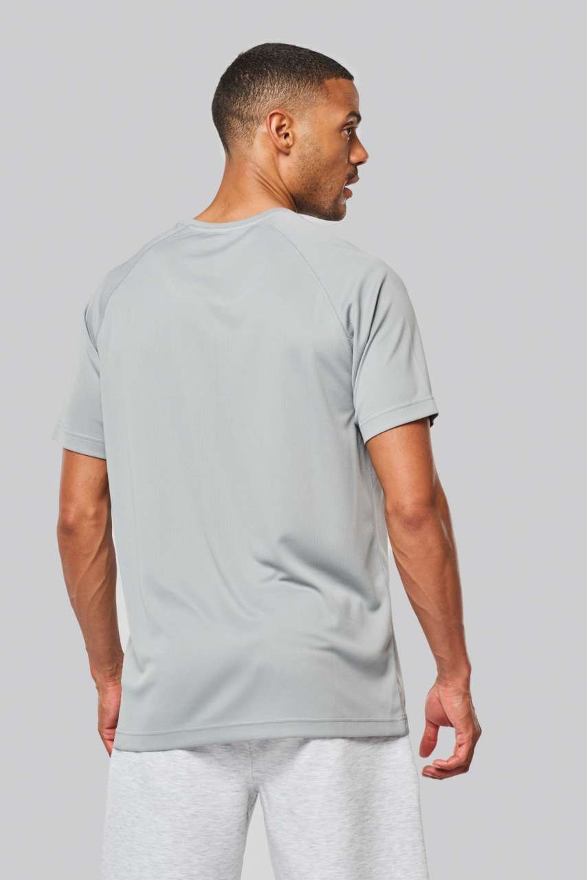 T-SHIRT DE SPORT COL ROND RECYCLÉ POUR HOMME