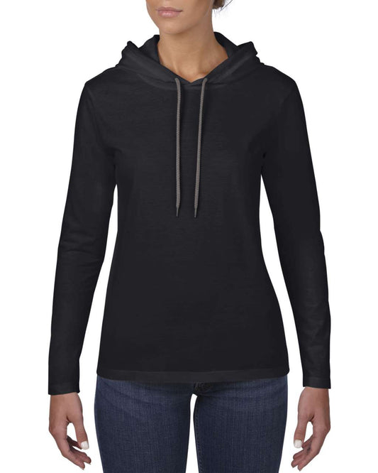 WOMEN’S LIGHTWEIGHT LONG SLEEVE HOODED TEE
