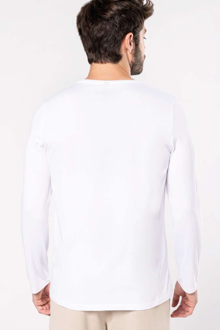MEN'S LONG-SLEEVED CREW NECK T-SHIRT