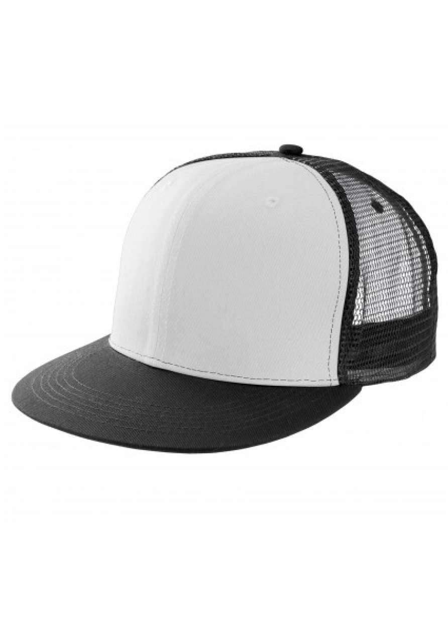 TRUCKER-CAP MIT FLACHEM SCHIRM – 6 PANEELE