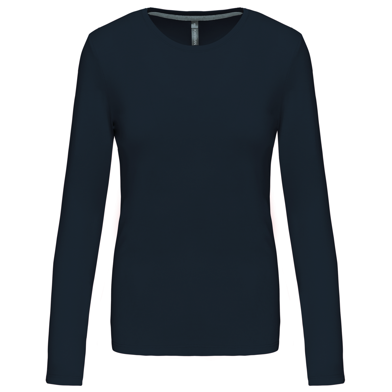 LADIES' LONG-SLEEVED CREW NECK T-SHIRT