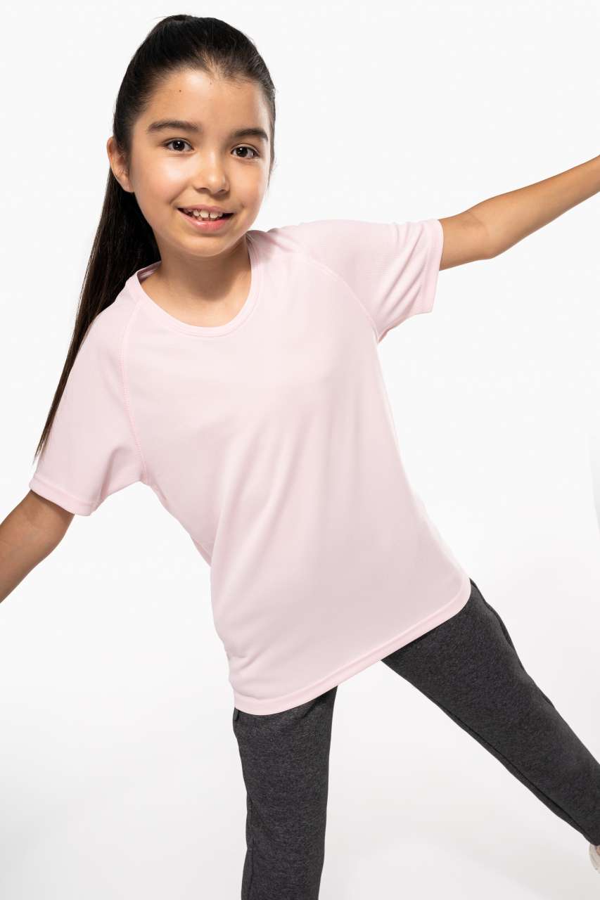 KIDS' SHORT SLEEVED SPORTS T-SHIRT