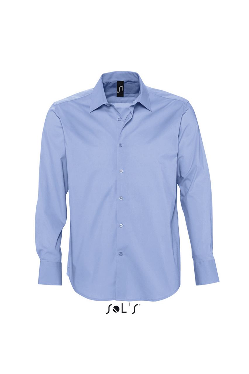 SOL'S BRIGHTON - CHEMISE HOMME STRETCH À MANCHES LONGUES