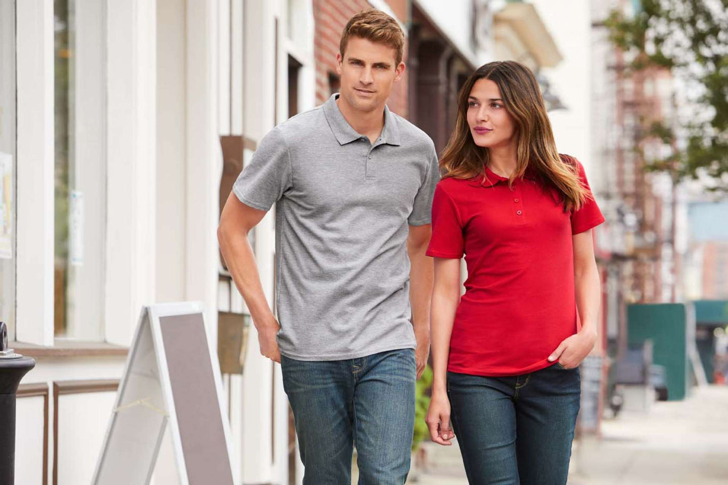 POLO SOFTSTYLE® ADULTE DOUBLE PIQUÉ