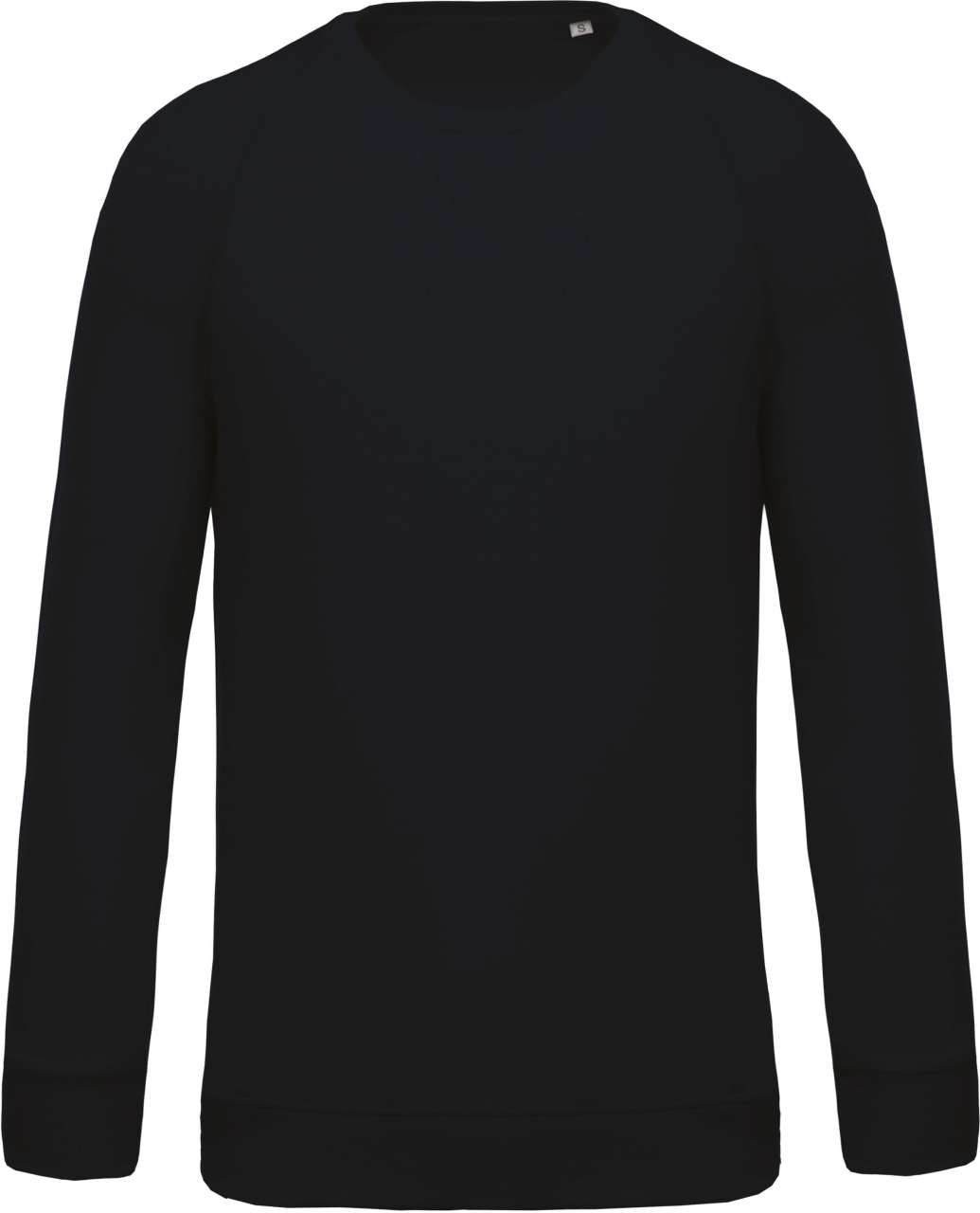 SWEAT-SHIRT HOMME EN COTON BIOLOGIQUE À COL RAS DU COU ET MANCHES RAGLAN