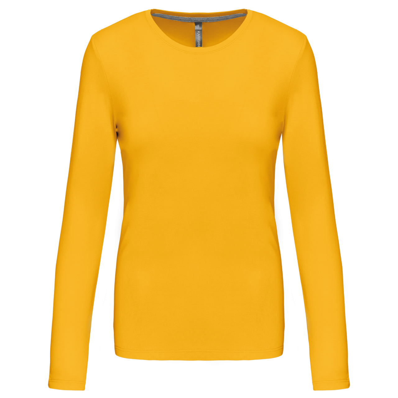LADIES' LONG-SLEEVED CREW NECK T-SHIRT