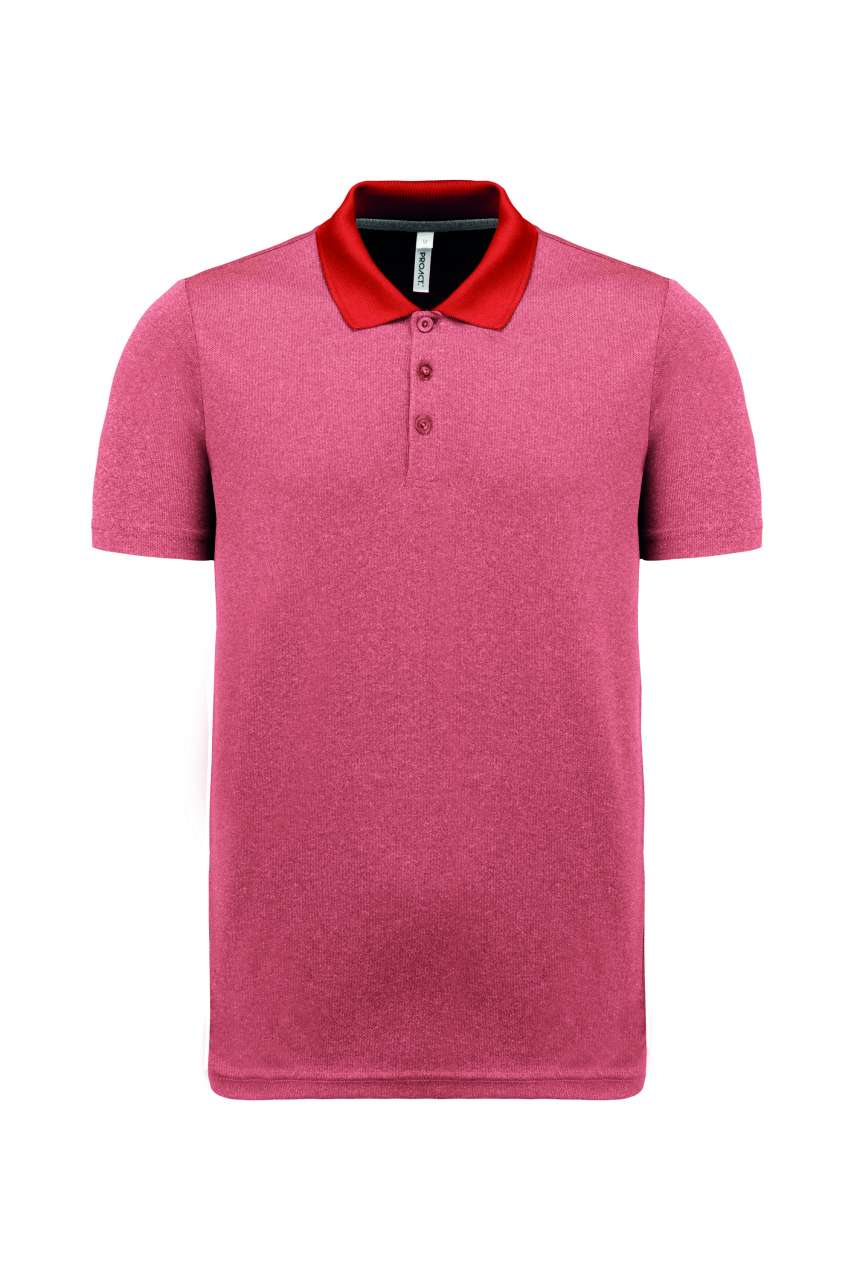ADULT SHORT-SLEEVED MARL POLO SHIRT