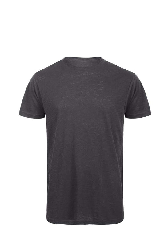 B&c Inspire Slub T /men in Chic Anthracite | utt:91563fa9316d