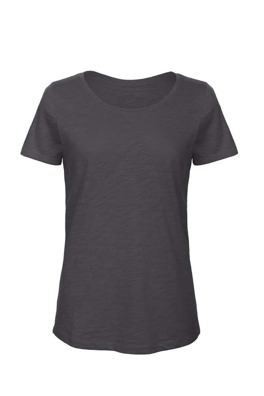 B&C INSPIRE SLUB T /WOMEN in Chic Anthracite | utt:5ba442bacb86