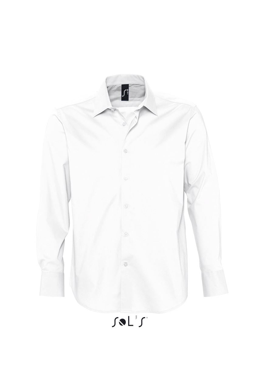 SOL'S BRIGHTON - CHEMISE HOMME STRETCH À MANCHES LONGUES