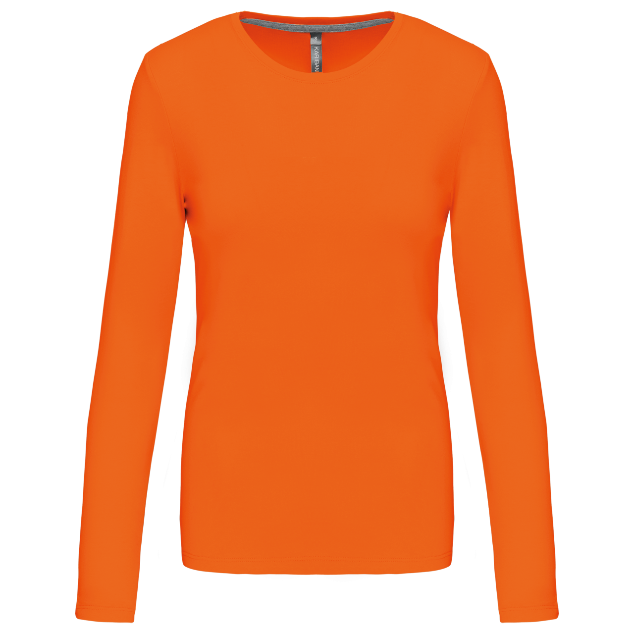 LADIES' LONG-SLEEVED CREW NECK T-SHIRT