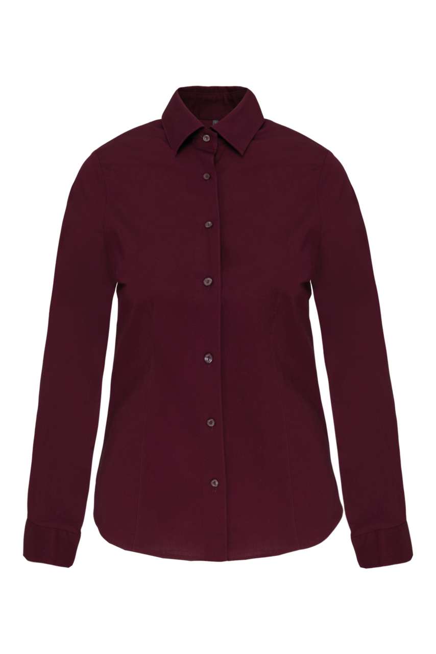CHEMISE STRETCH À MANCHES LONGUES POUR FEMME