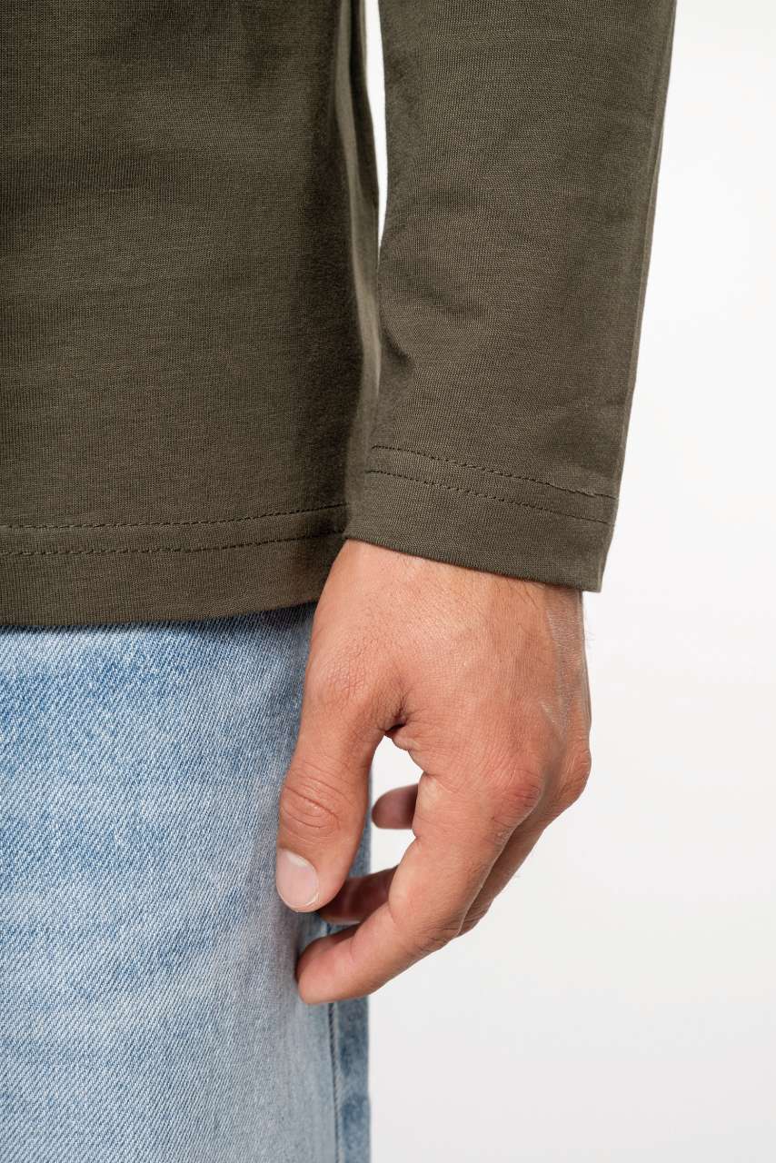 MEN'S LONG-SLEEVED CREW NECK T-SHIRT