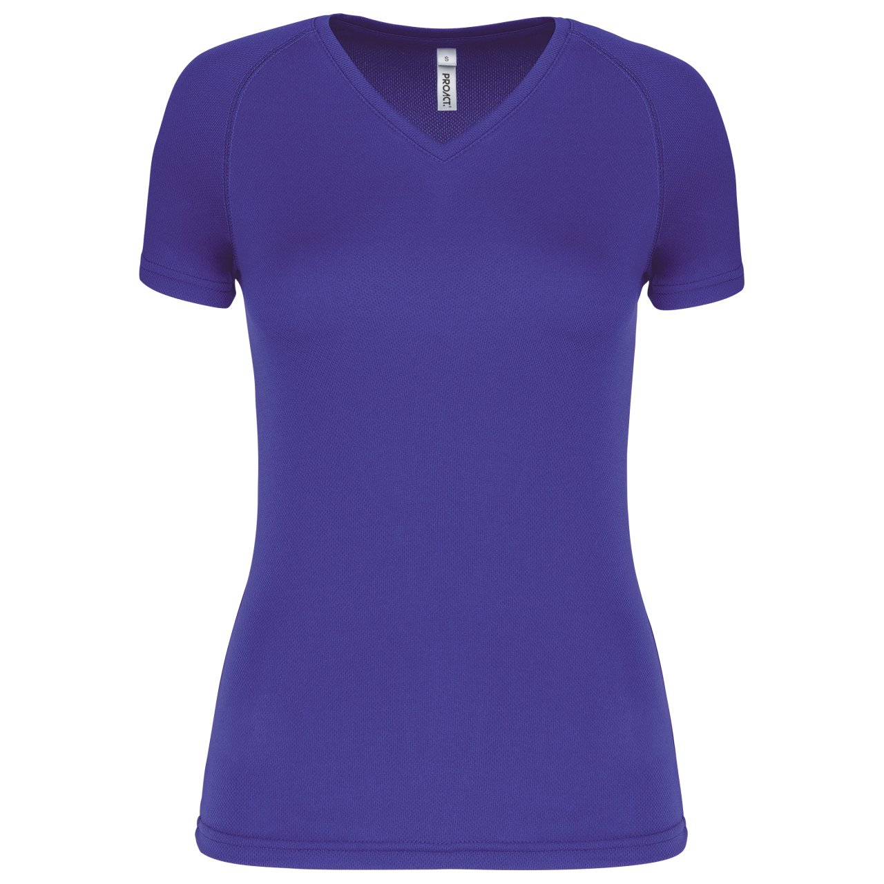 LADIES’ V-NECK SHORT SLEEVE SPORTS T-SHIRT