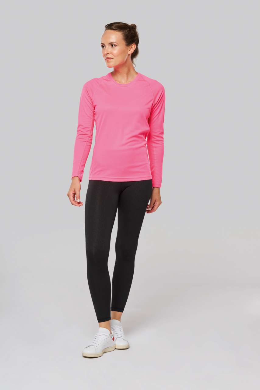 LADIES' LONG-SLEEVED SPORTS T-SHIRT