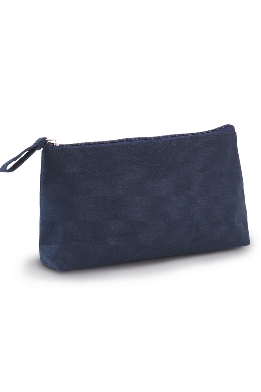 COTTON CANVAS TOILETRY BAG
