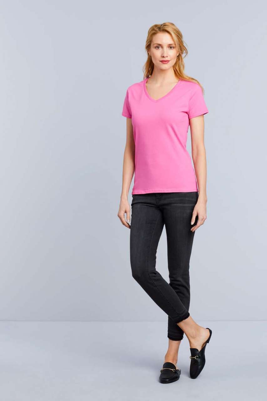 PREMIUM COTTON® LADIES' V-NECK T-SHIRT