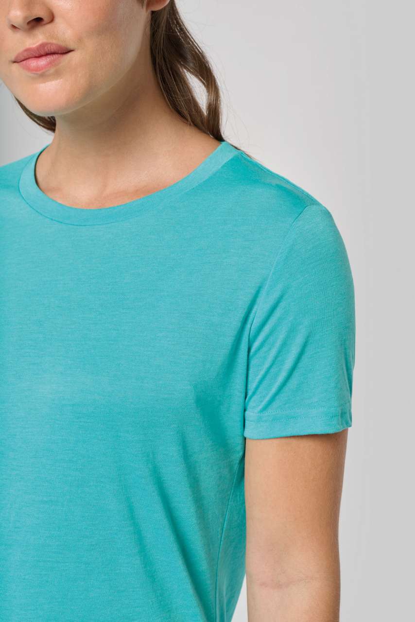 T-SHIRT DE SPORT À COL ROND TRIBLEND POUR FEMME