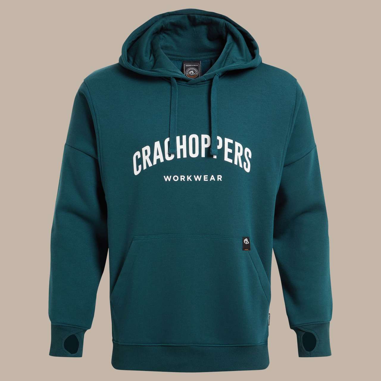 Oulston Workwear Hoodie in Dark Aegean Blue | utt:f6bb085d9ce4