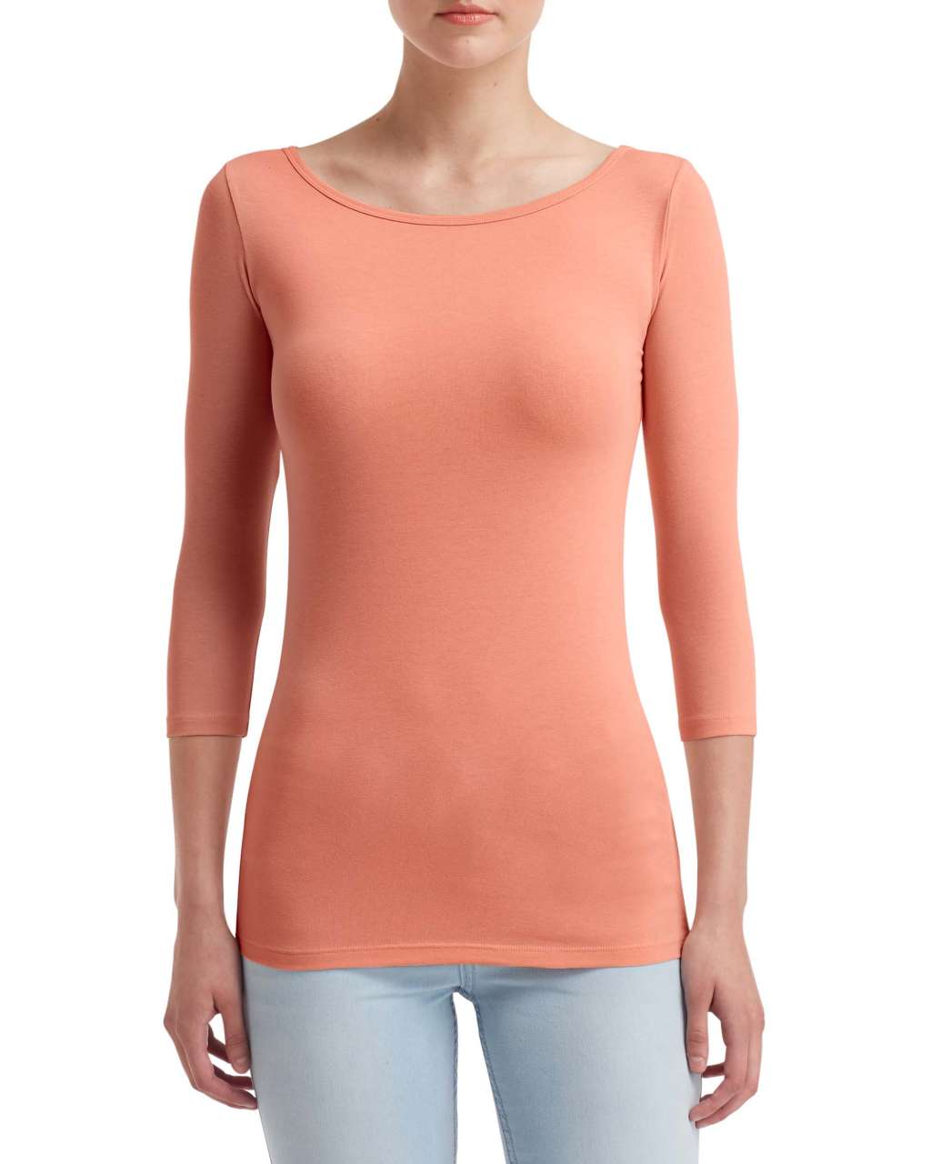 WOMEN'S STRETCH 3/4 SLEEVE TEE