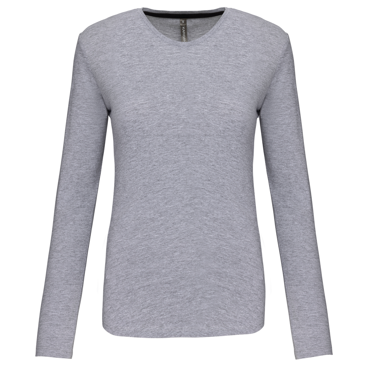LADIES' LONG-SLEEVED CREW NECK T-SHIRT