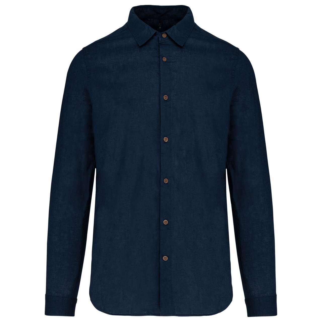 MEN'S LONG SLEEVE LINEN AND COTTON SHIRT