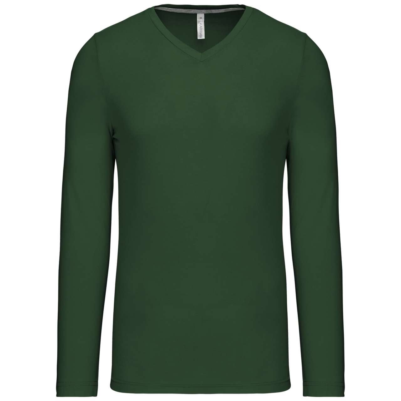 MEN'S LONG-SLEEVED V-NECK T-SHIRT