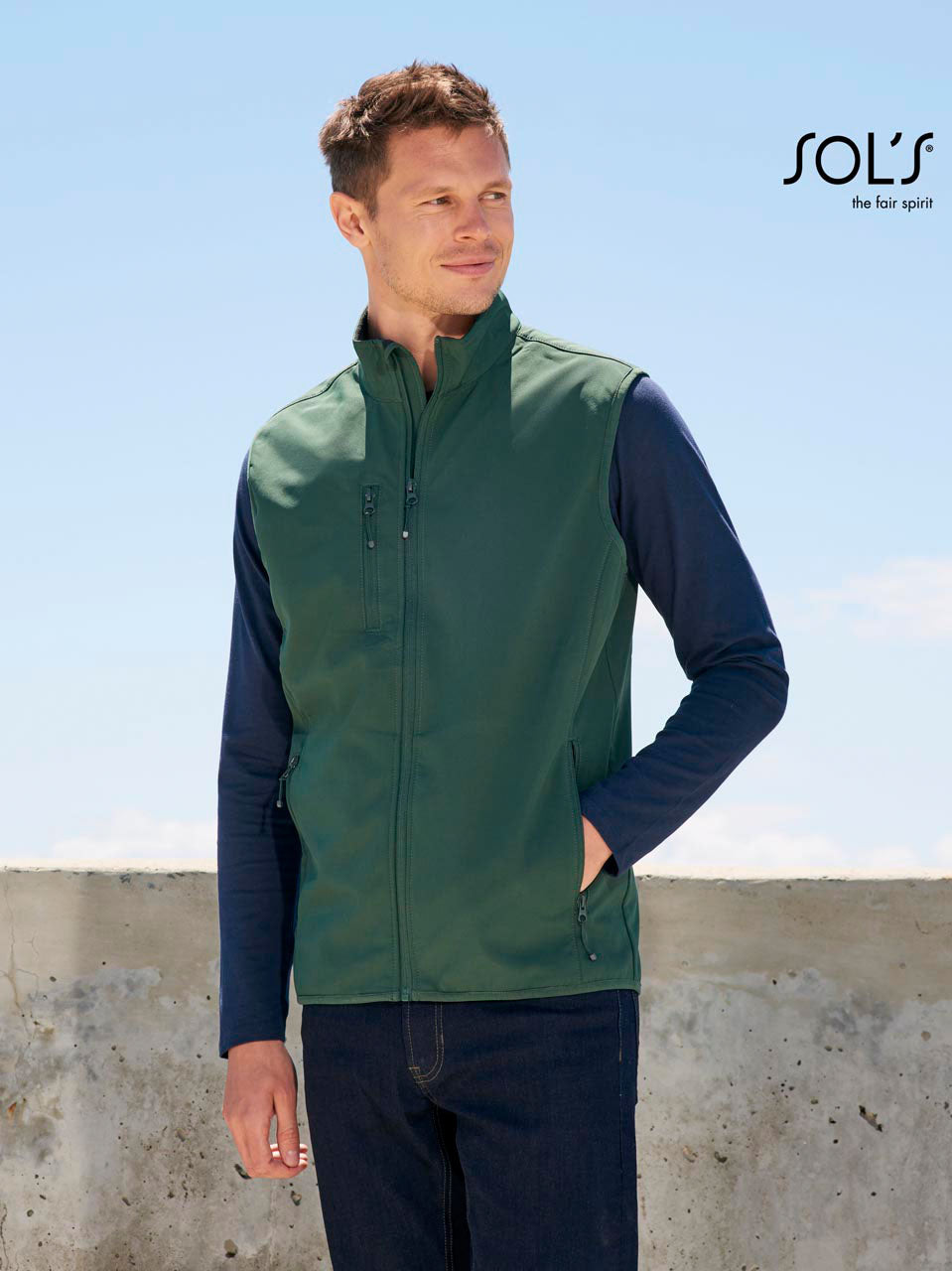 SOL'S FALCON BW MEN - SOFTSHELL BODYWARMER