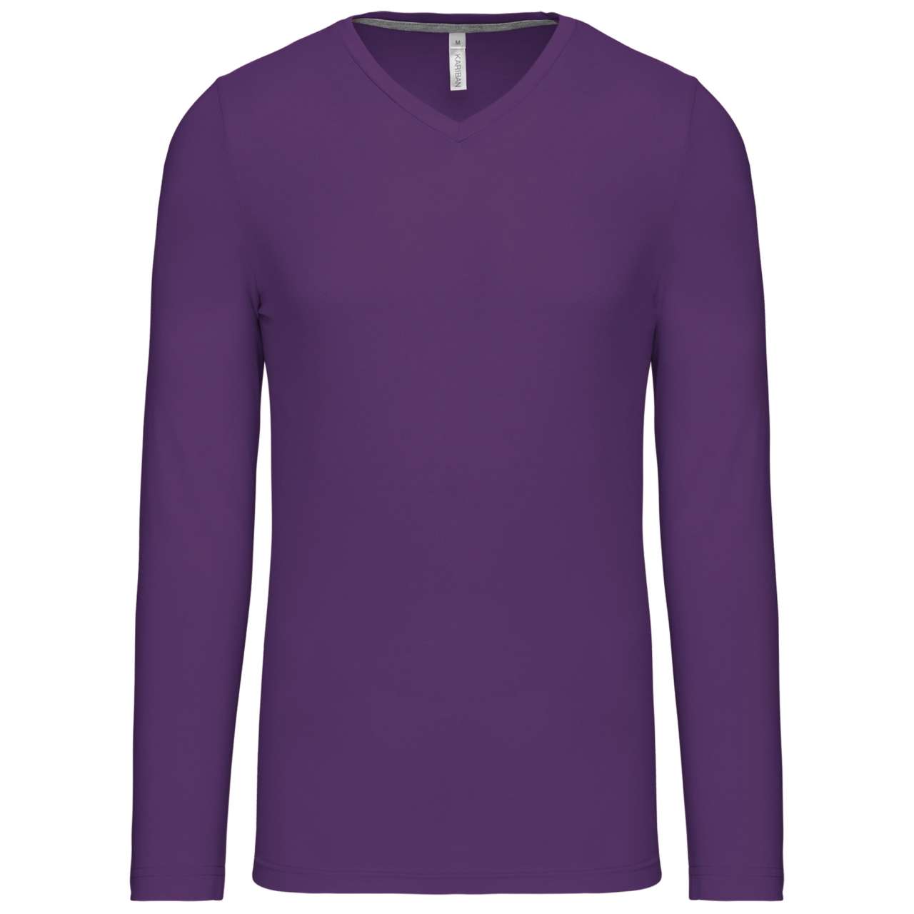 MEN'S LONG-SLEEVED V-NECK T-SHIRT