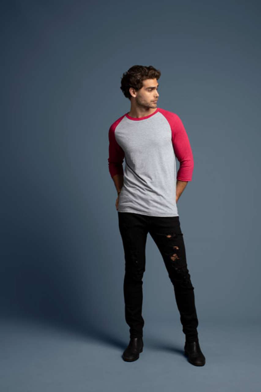 ADULT TRI-BLEND ¾ SLEEVE RAGLAN TEE