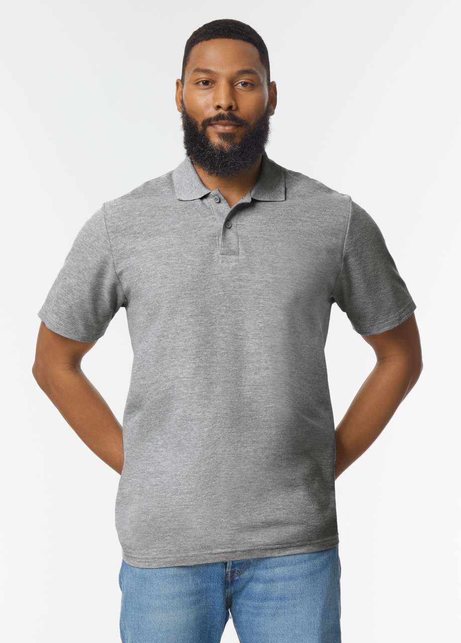 POLO SOFTSTYLE® ADULTE DOUBLE PIQUÉ