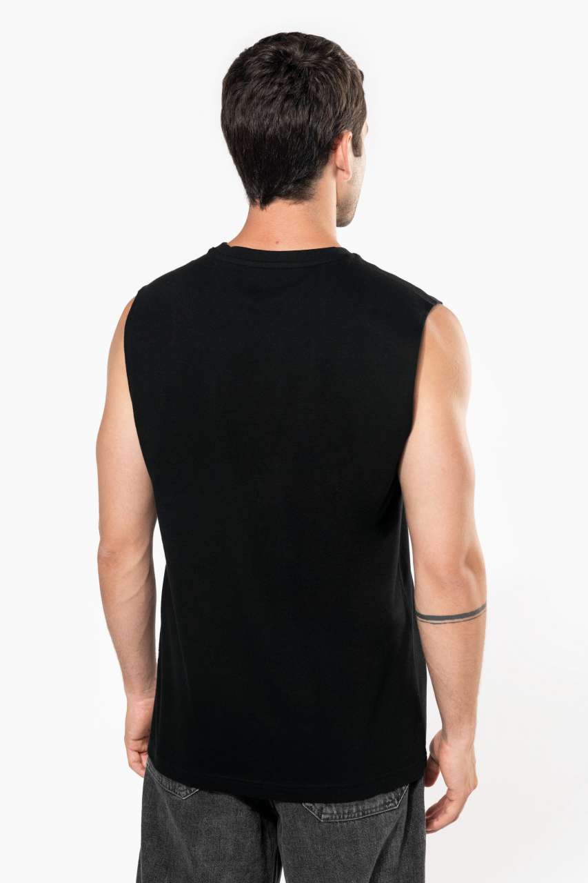 ECO-FRIENDLY MEN SLEEVELESS T-SHIRT