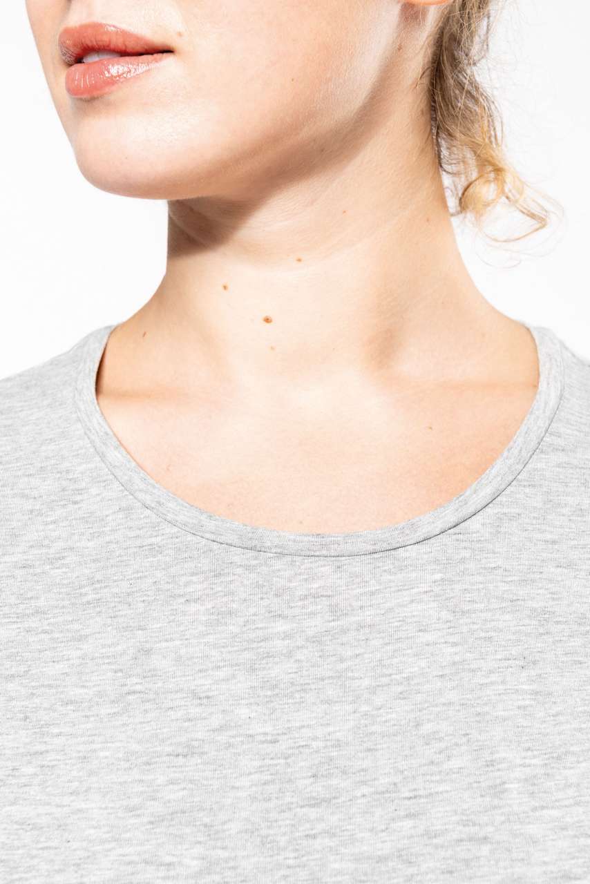 LADIES' SHORT-SLEEVED CREW NECK T-SHIRT