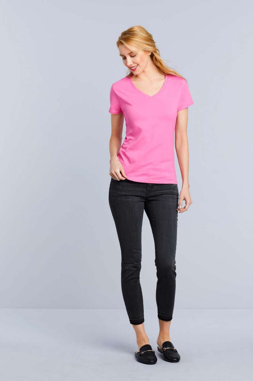 PREMIUM COTTON® LADIES' V-NECK T-SHIRT
